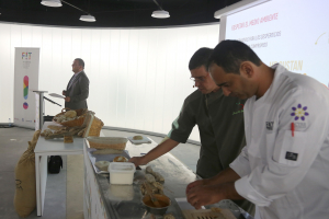 Manuel López y Juan Carlos González: 'La importancia del pan en la gastronomía de hoy'. Foto: Acfi Press
