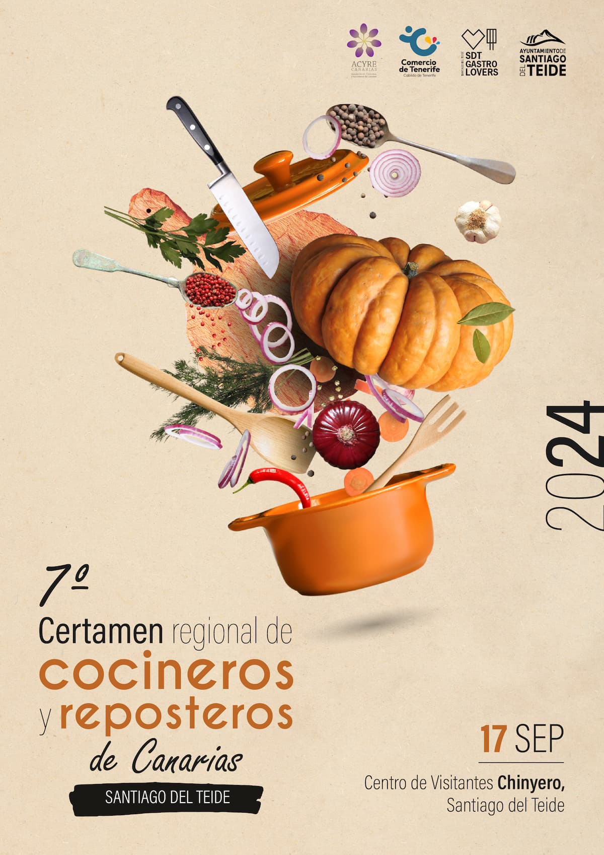 7º CERTAMEN REGIONAL DE COCINEROS Y REPOSTEROS DE CANARIAS SANTIAGO DEL TEIDE 2024